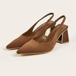 Brand New Elegant Slingback Pumps